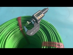 type K green and white PVC insulated extension cable